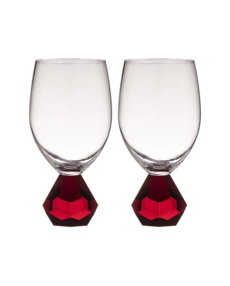Set 2 pahare pentru vin, Zhara Ruby - SIMONA'S COOKSHOP